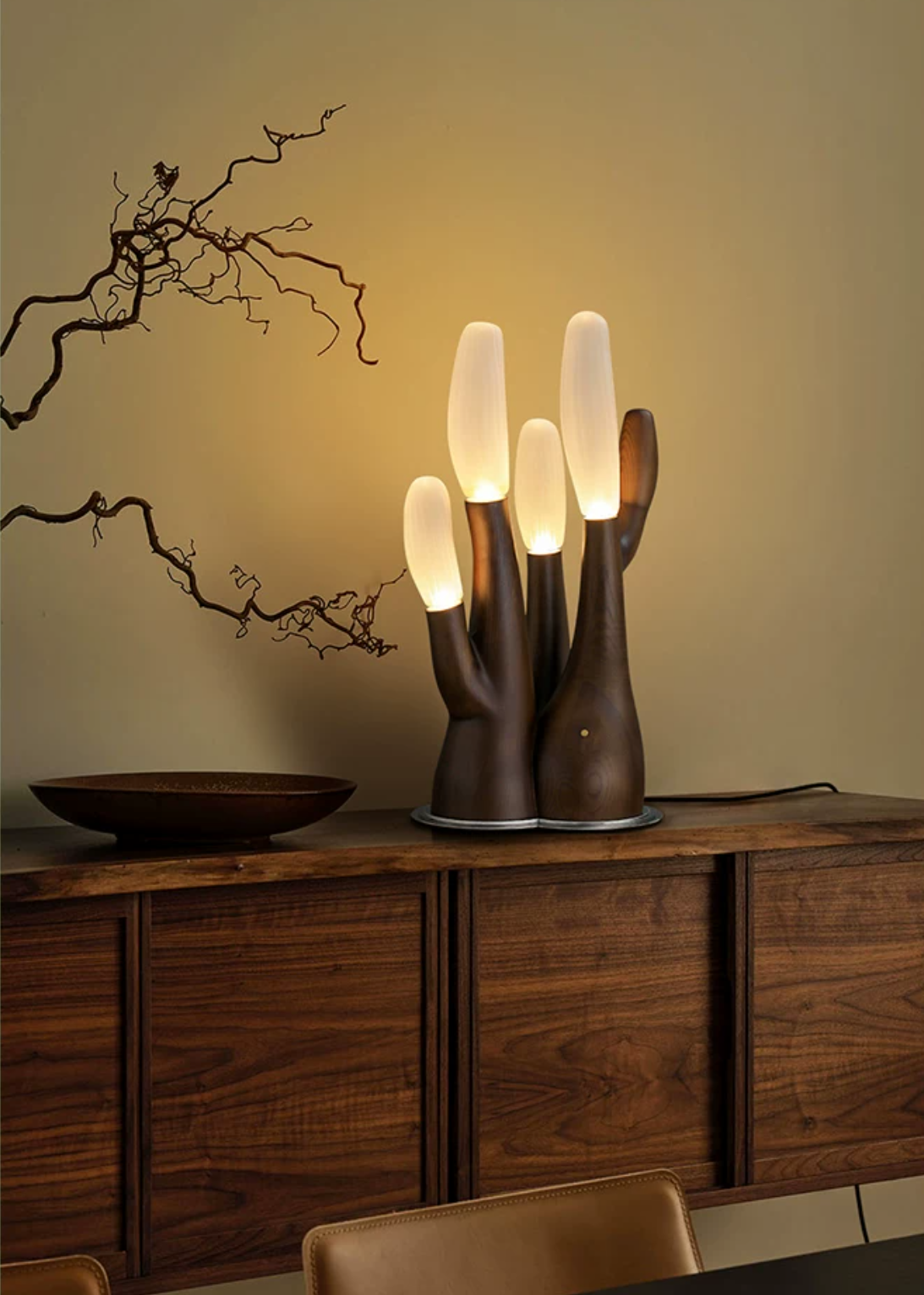 Reef Wood Table Lamp — product and interior detail 22