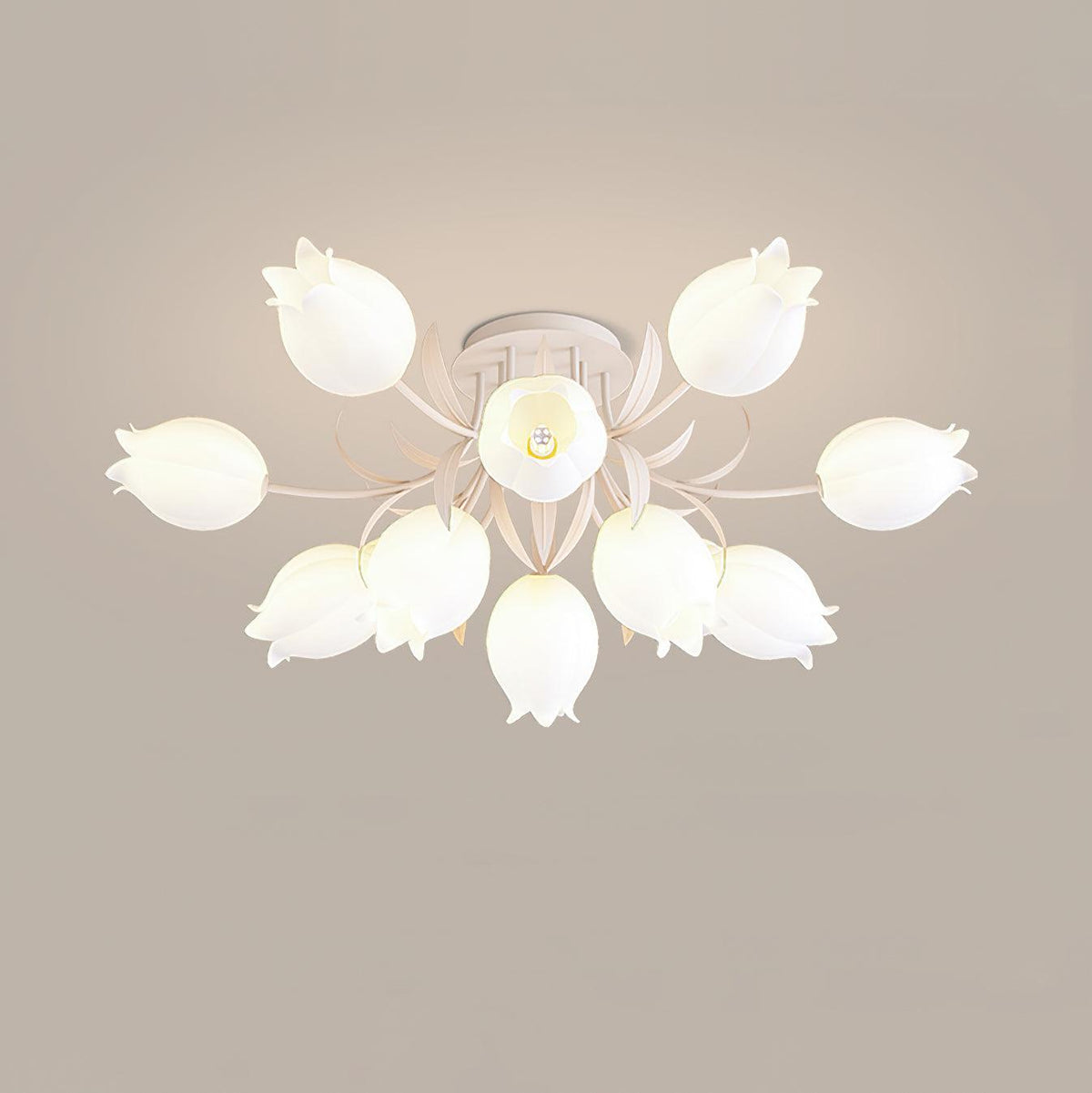 Ricko Lily Petal Acrylic Ceiling Light — interior or design detail 12