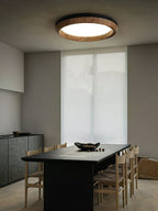 Ripple Round Wood LED Ceiling Light - product view 6