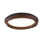 Ripple Round Wood LED Ceiling Light - product view 15