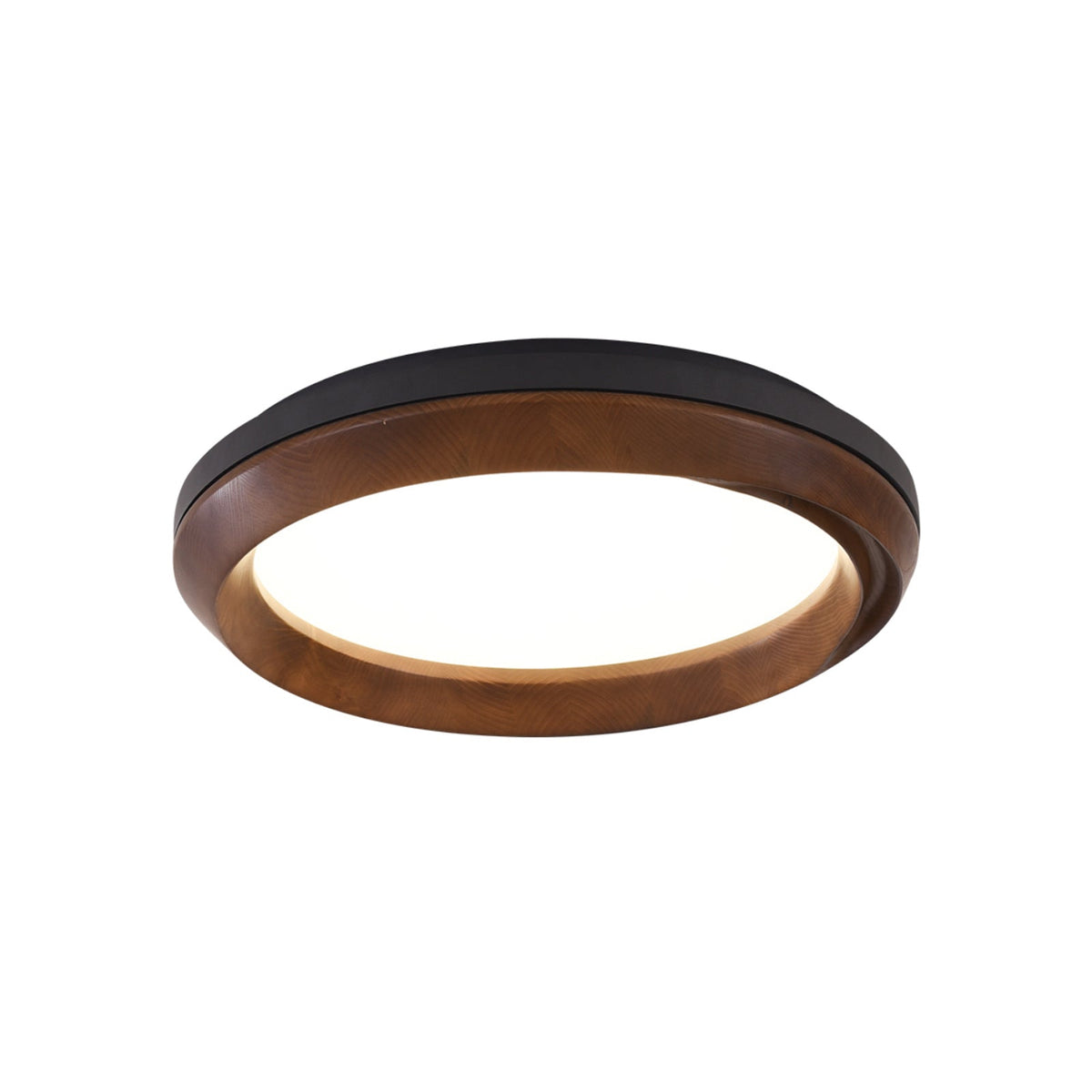 Ripple Round Wood LED Ceiling Light - product view 18
