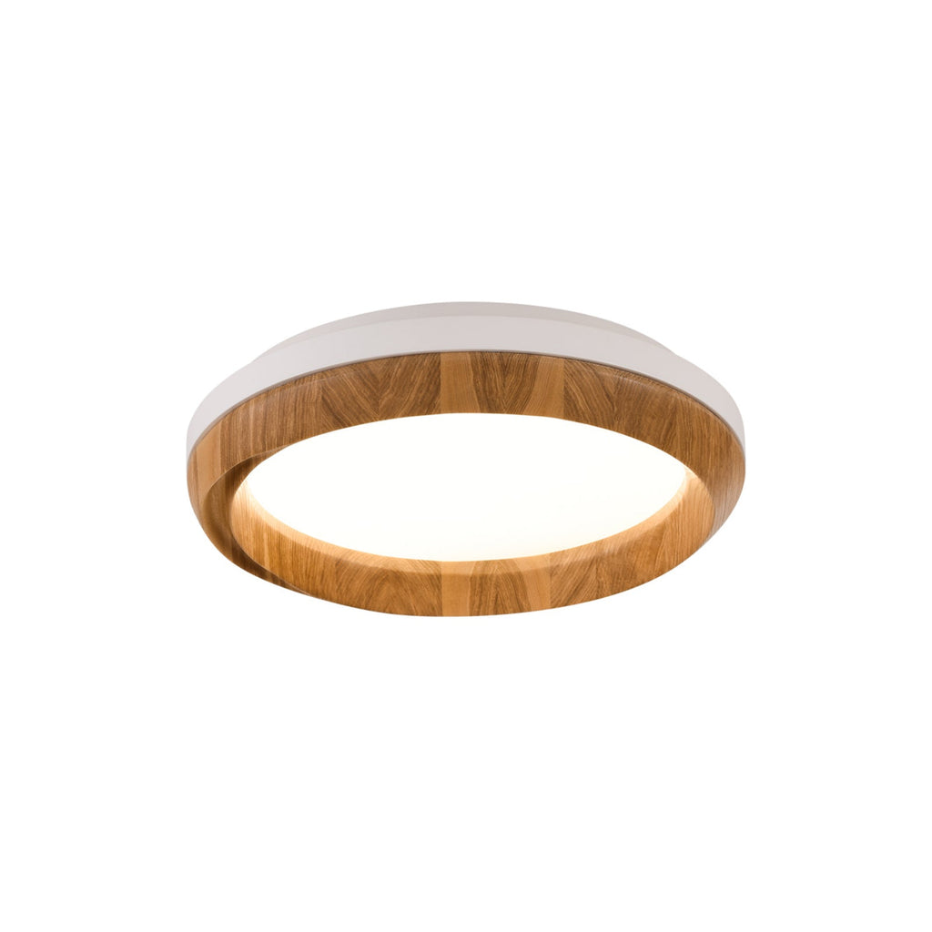 Ripple Round Wood LED Ceiling Light - product view 23