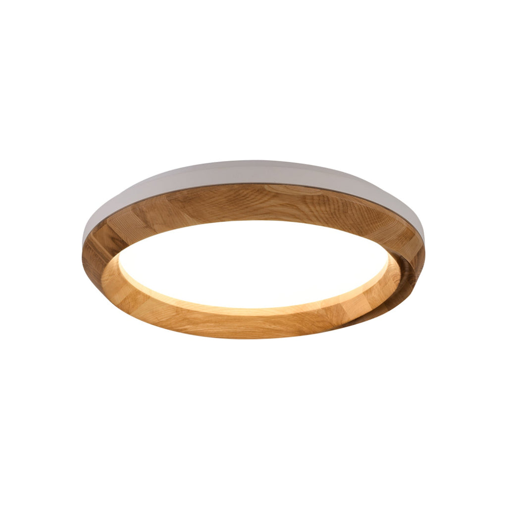 Ripple Round Wood LED Ceiling Light - product view 24