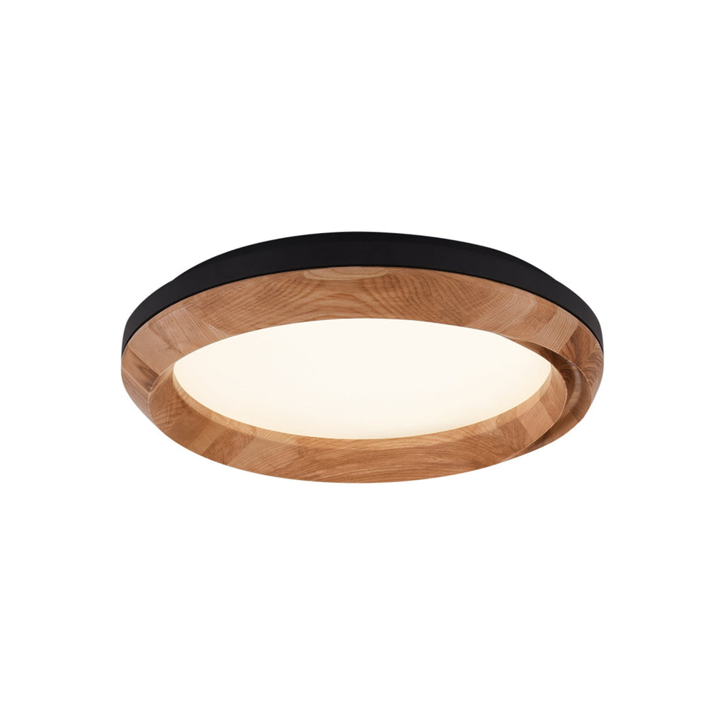 Ripple Round Wood LED Ceiling Light - product view 26