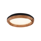 Ripple Round Wood LED Ceiling Light - product view 26