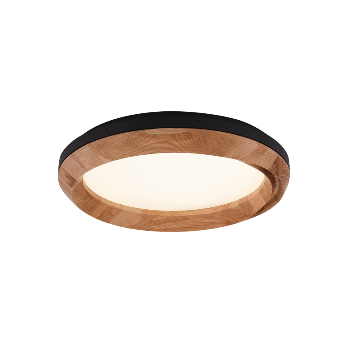 Ripple Round Wood LED Ceiling Light - product view 26