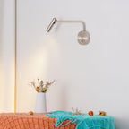 Riven Pivot LED Plug-In Reading Wall Lamp — product, finish and specification view 25