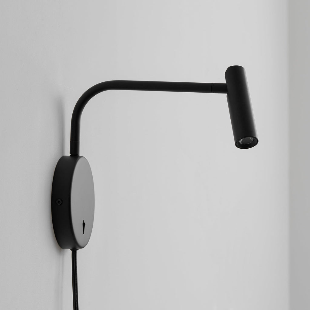 Riven Pivot LED Plug-In Reading Wall Lamp — product, finish and specification view 35