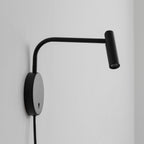 Riven Pivot LED Plug-In Reading Wall Lamp — product, finish and specification view 35
