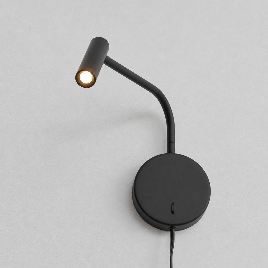 Riven Pivot LED Plug-In Reading Wall Lamp — product, finish and specification view 36