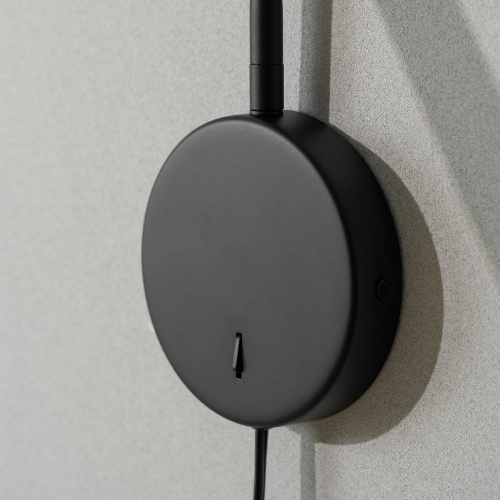 Riven Pivot LED Plug-In Reading Wall Lamp — product, finish and specification view 40