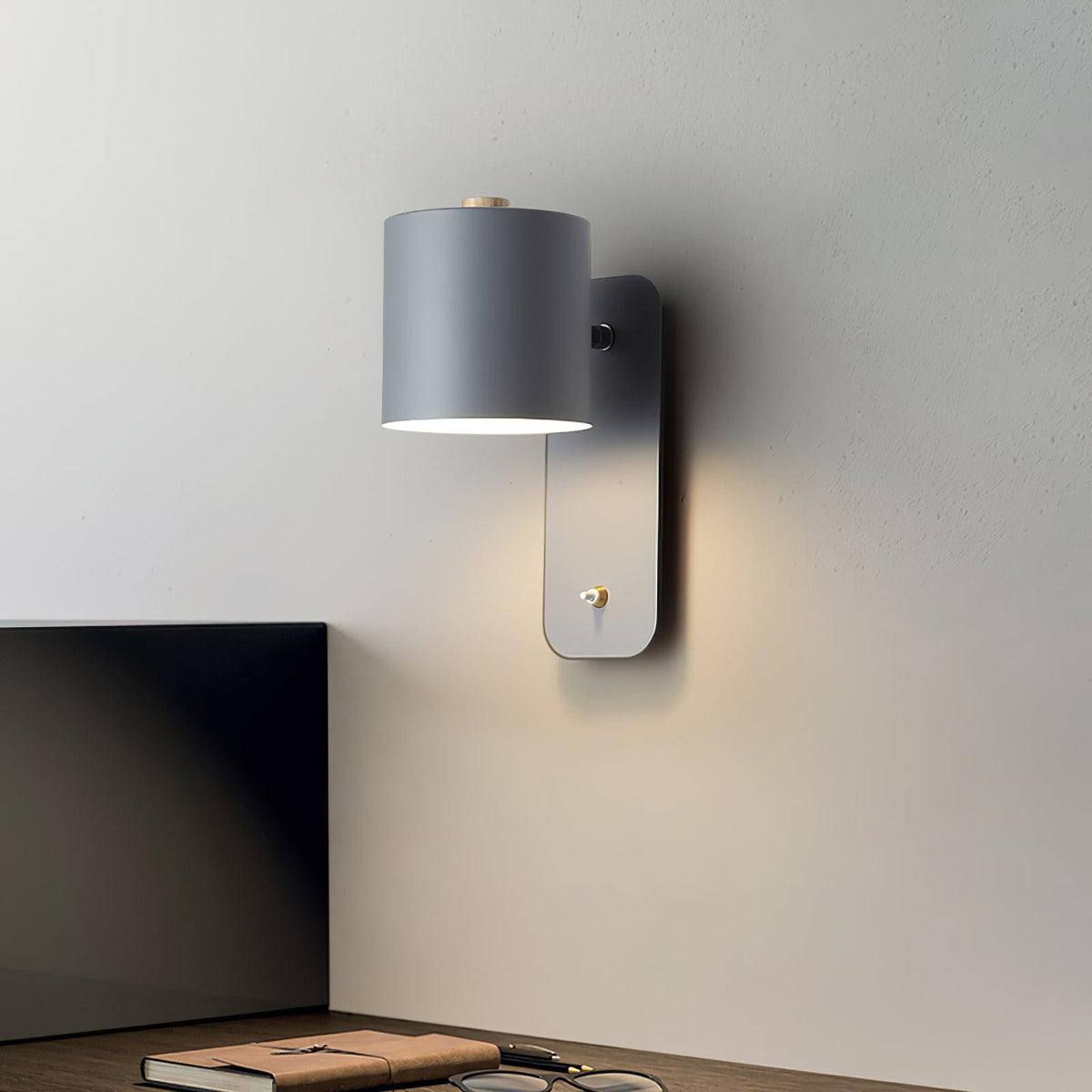 Rotatable Cylinder Wall Sconce – wall sconce view 9