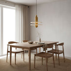 Saturn Alabaster LED Pendant Light – pendant light view 3