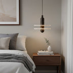 Saturn Alabaster LED Pendant Light – pendant light view 7