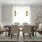 Saturn Alabaster LED Pendant Light – pendant light view 12
