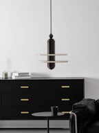 Saturn Alabaster LED Pendant Light – pendant light view 13