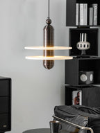 Saturn Alabaster LED Pendant Light – pendant light view 17