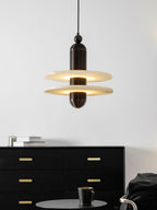 Saturn Alabaster LED Pendant Light – pendant light view 19