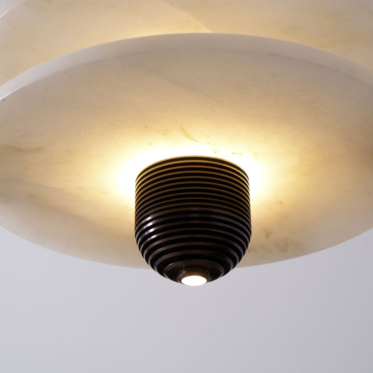 Saturn Alabaster LED Pendant Light – pendant light view 21