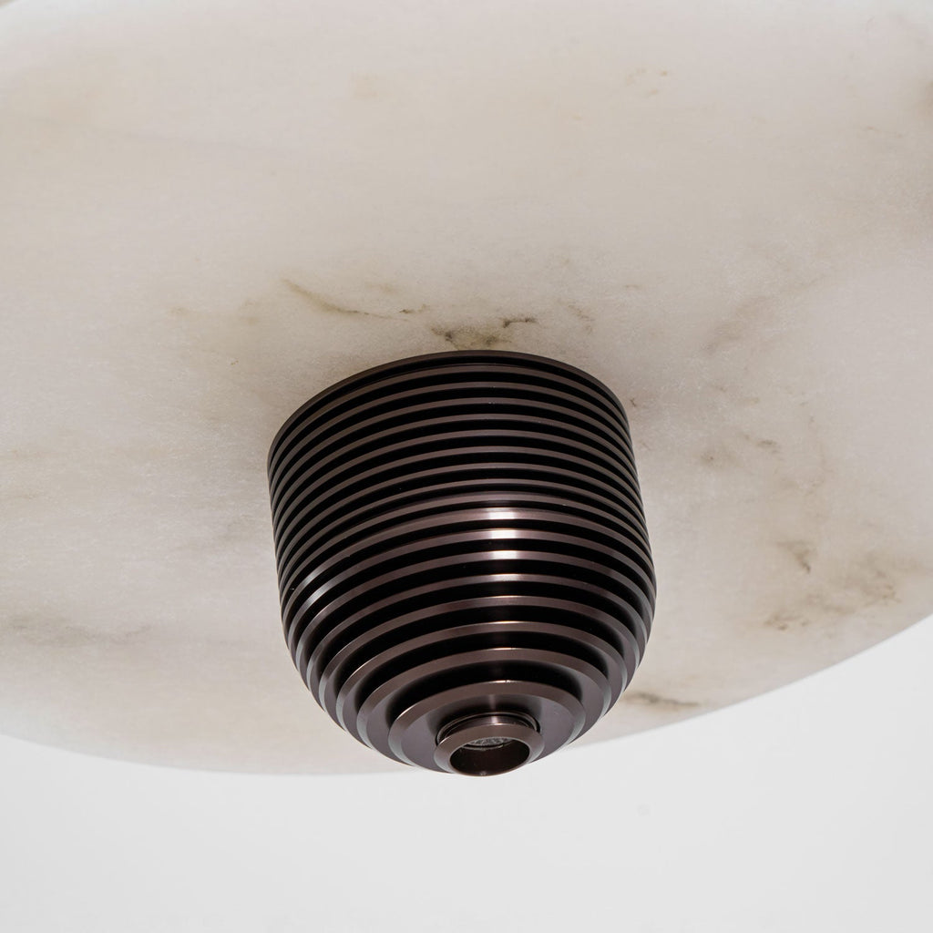 Saturn Alabaster LED Pendant Light – pendant light view 24