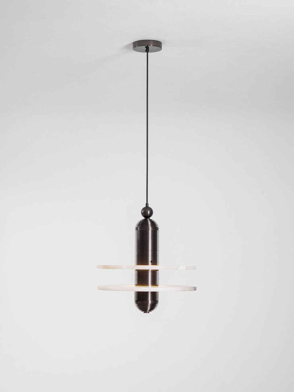 Saturn Alabaster LED Pendant Light – pendant light view 28