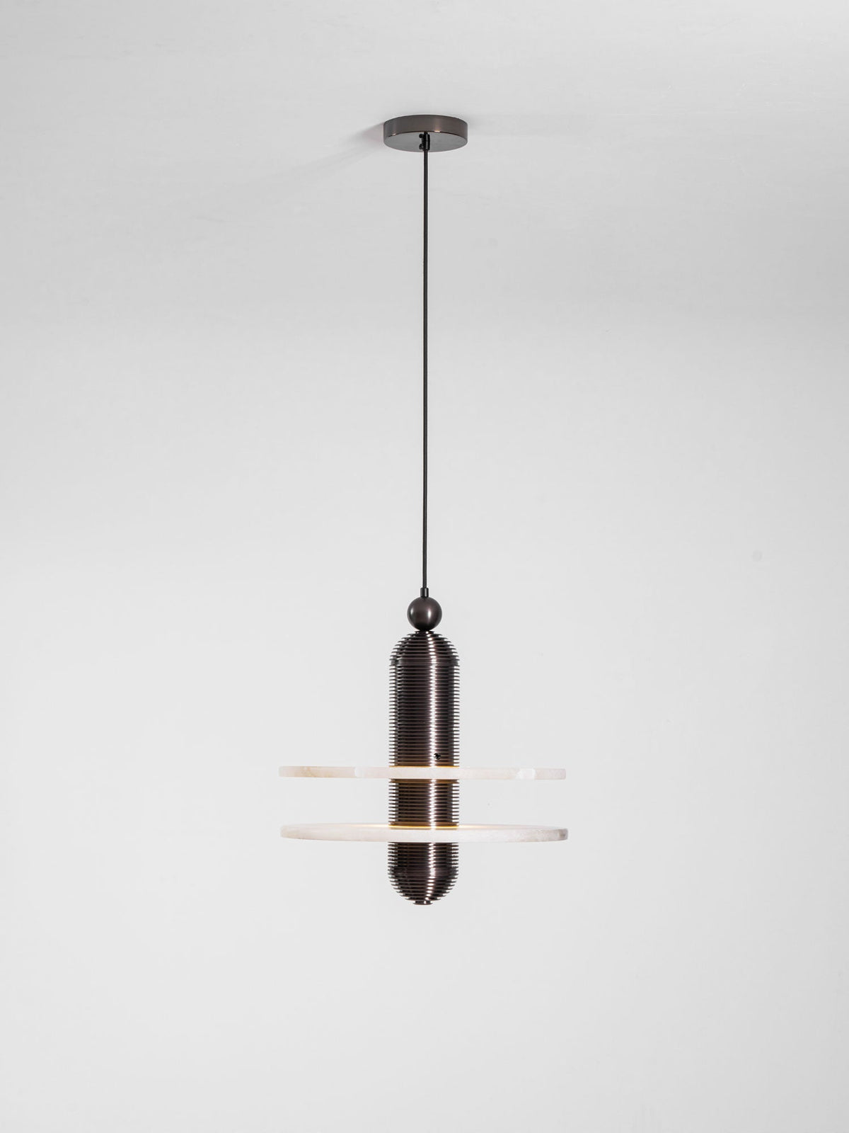 Saturn Alabaster LED Pendant Light – pendant light view 28