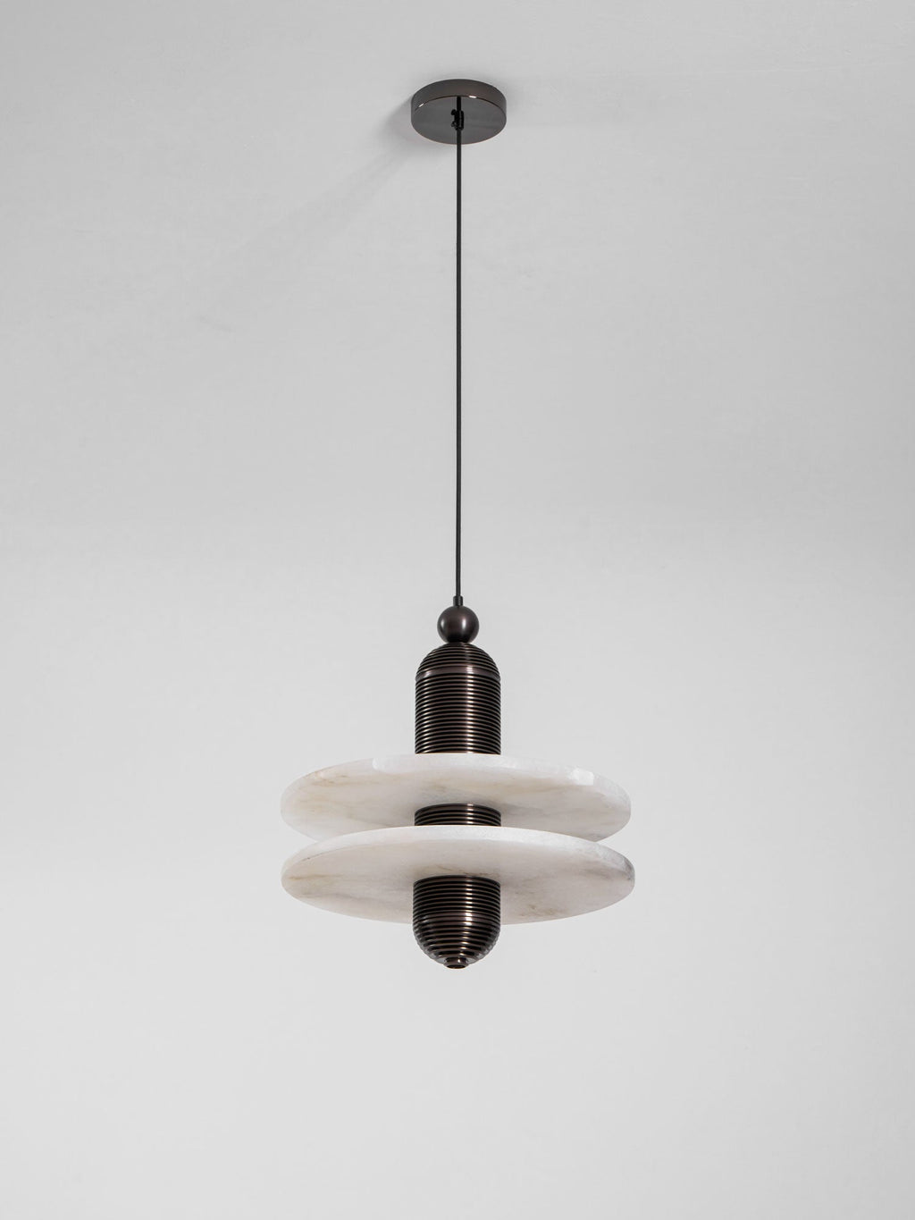 Saturn Alabaster LED Pendant Light – pendant light view 29