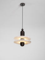 Saturn Alabaster LED Pendant Light – pendant light view 30