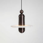 Saturn Alabaster LED Pendant Light – pendant light view 31