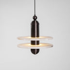 Saturn Alabaster LED Pendant Light – pendant light view 32