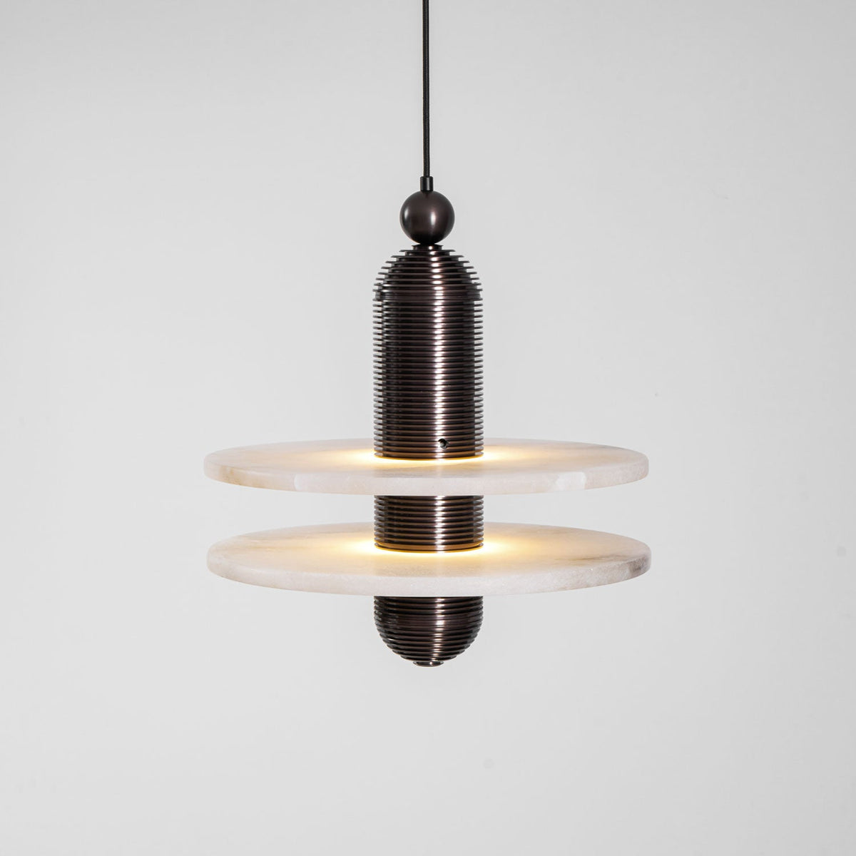 Saturn Alabaster LED Pendant Light – pendant light view 32