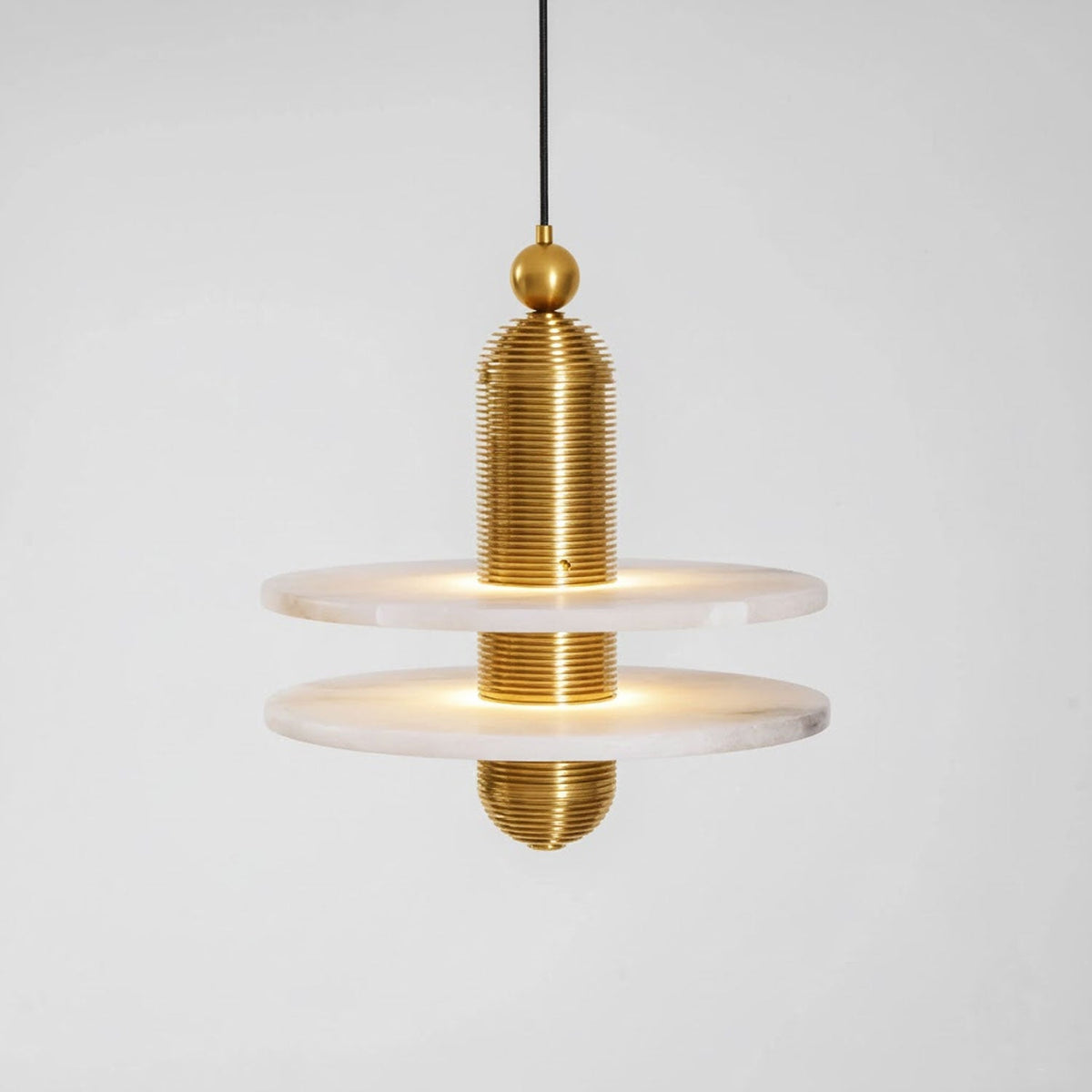 Saturn Alabaster LED Pendant Light – pendant light view 33