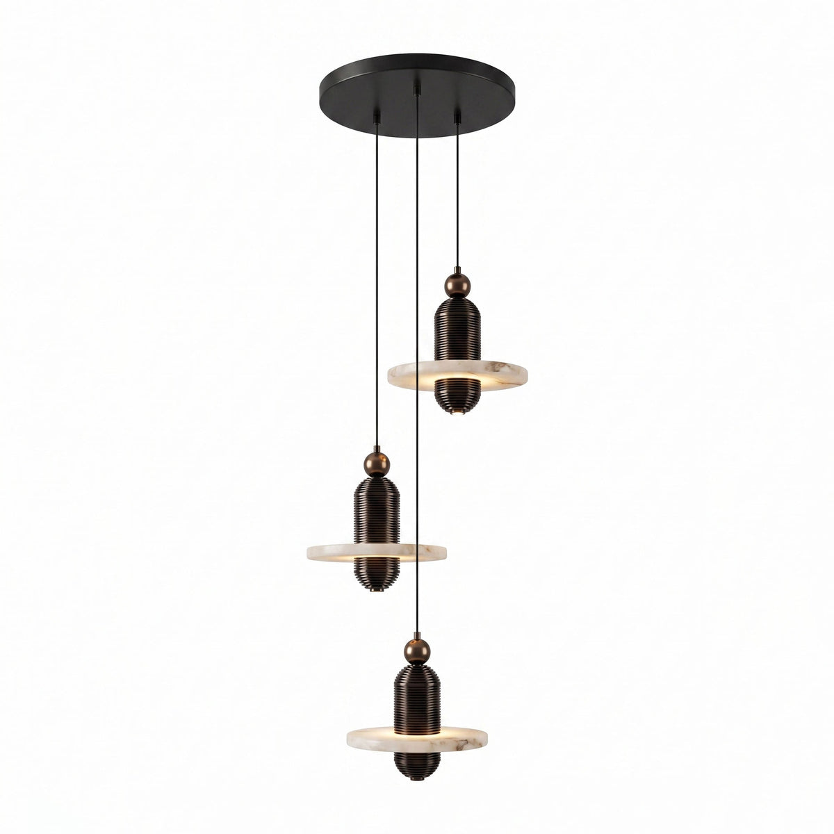 Saturn Alabaster LED Pendant Light – pendant light view 41