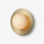 Selene Alabaster Moon LED Wall Sconce – wall sconce view 1