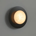 Selene Alabaster Moon LED Wall Sconce – wall sconce view 6
