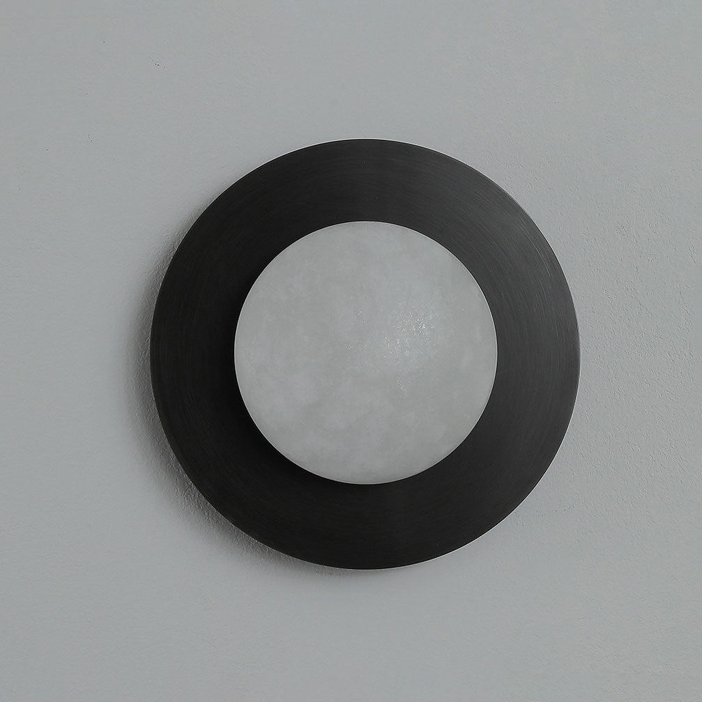 Selene Alabaster Moon LED Wall Sconce – wall sconce view 7