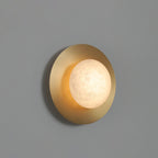 Selene Alabaster Moon LED Wall Sconce – wall sconce view 9