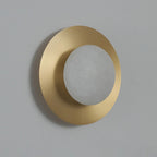 Selene Alabaster Moon LED Wall Sconce – wall sconce view 10