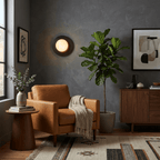 Selene Alabaster Moon LED Wall Sconce – wall sconce view 17