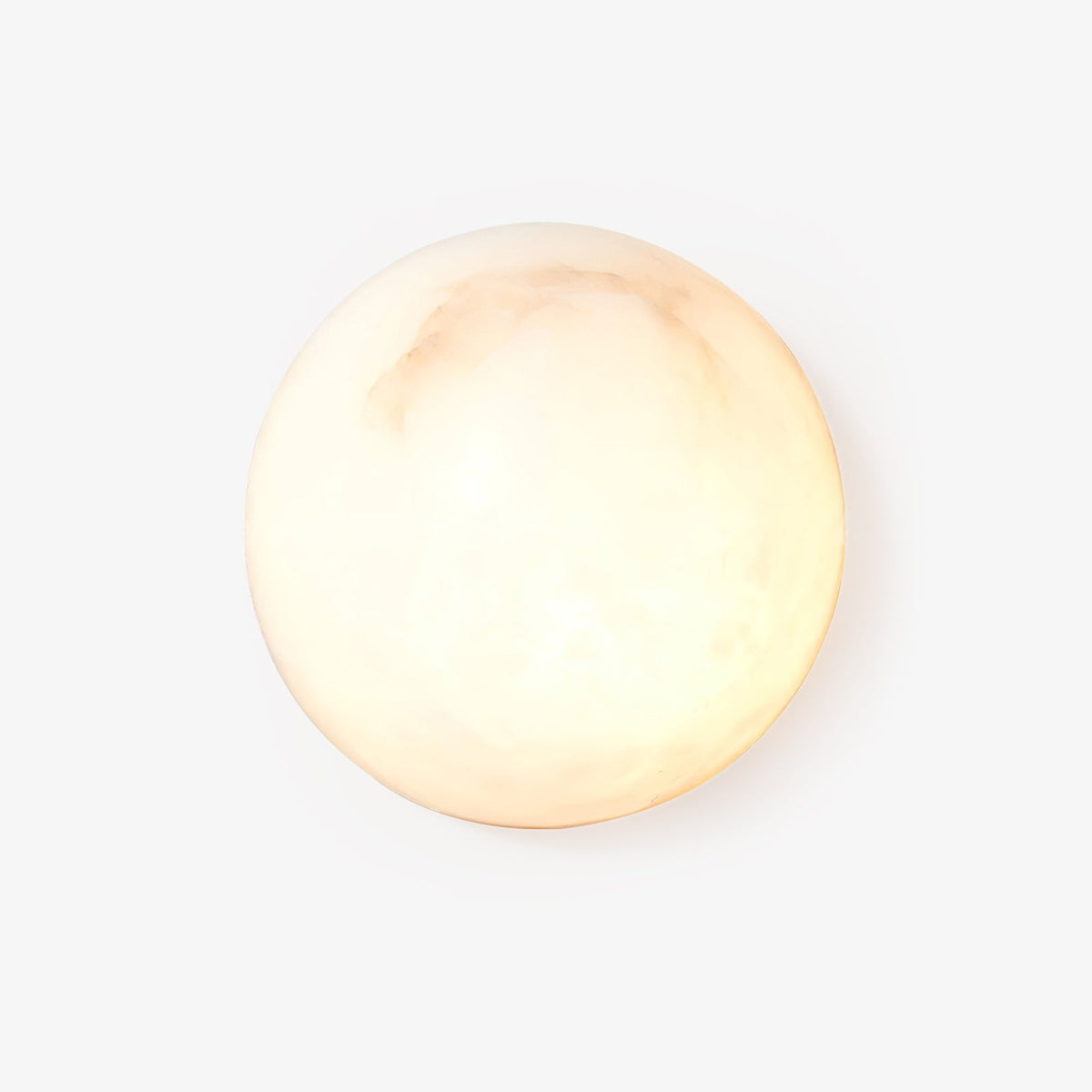 Semicircular Alabaster Wall Sconce – wall sconce view 1
