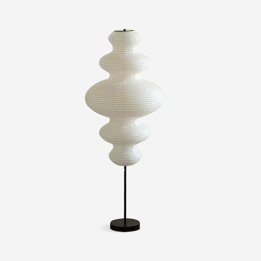 Serein Sculptural Paper Floor Lamp — product detail 1