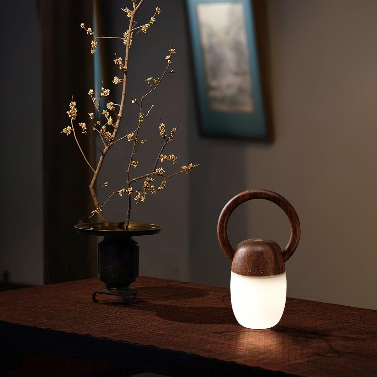 Serene Statue Table Lamp — product and interior detail 4