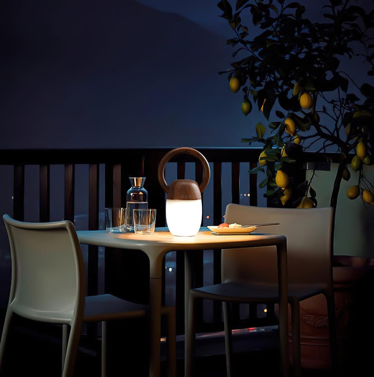 Serene Statue Table Lamp — product and interior detail 6