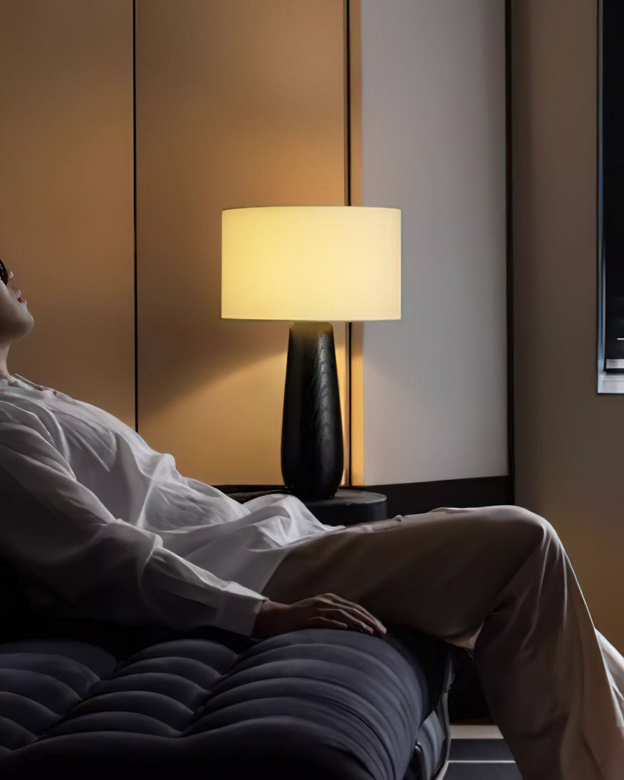 Sierra Wood and Linen Table Lamp - product view 3