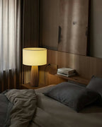 Sierra Wood and Linen Table Lamp - product view 4