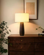 Sierra Wood and Linen Table Lamp - product view 11