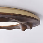 Sky Lake Round Wood LED Ceiling Light - product view 13