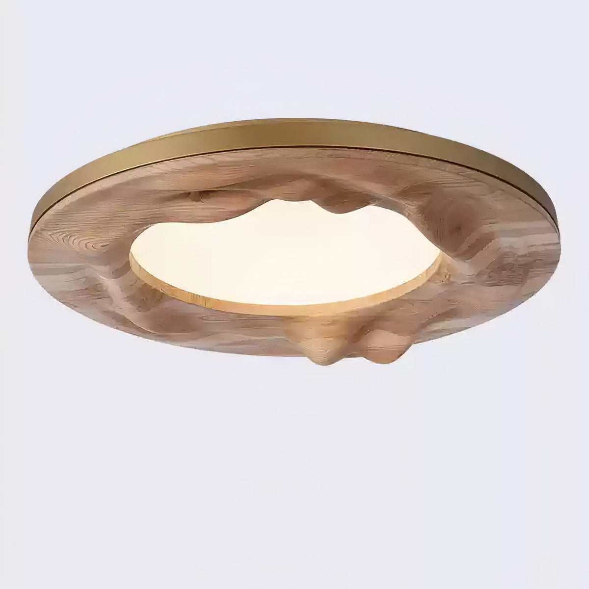 Sky Lake Round Wood LED Ceiling Light - product view 21