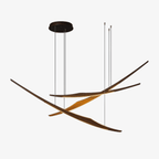 Skytrace Curved Wood LED Pendant Light - product view 1