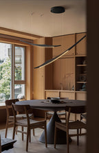 Skytrace Curved Wood LED Pendant Light - product view 8